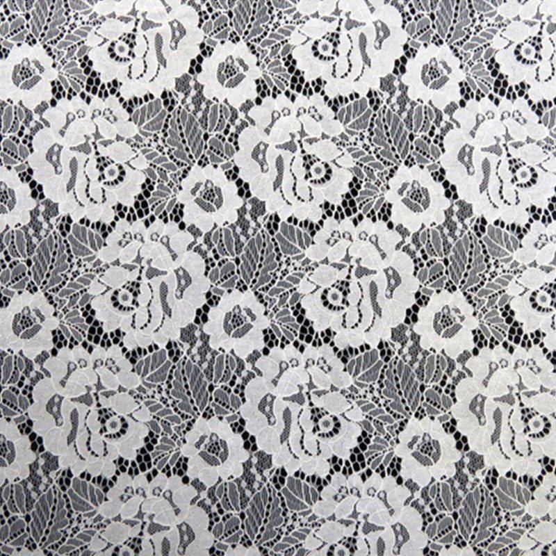 Lace Fabric Dress Cutwork Nylon for Women's Wear Wholesale Supplier 11